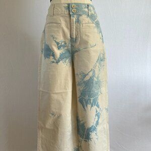 'A New Day' Hand-Dyed Wide-Leg Jeans – Artsy & Effortless! 🎨